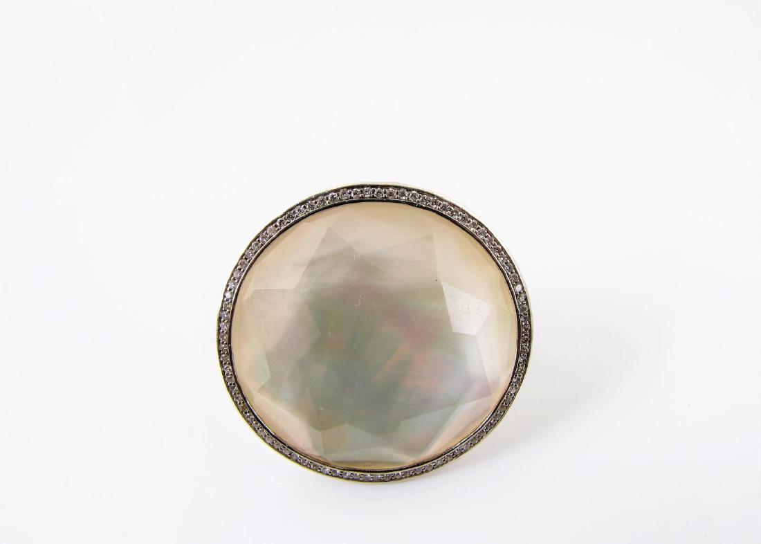 Ippolita Sterling M-O-P, Diamond Lollipop Ring (1 of 2)