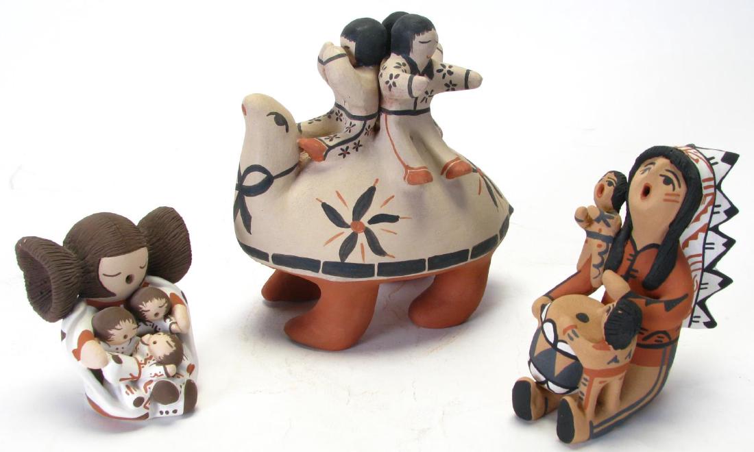 Three Jemez Pottery Storytellers, Bonnie Fragua (1 of 9)