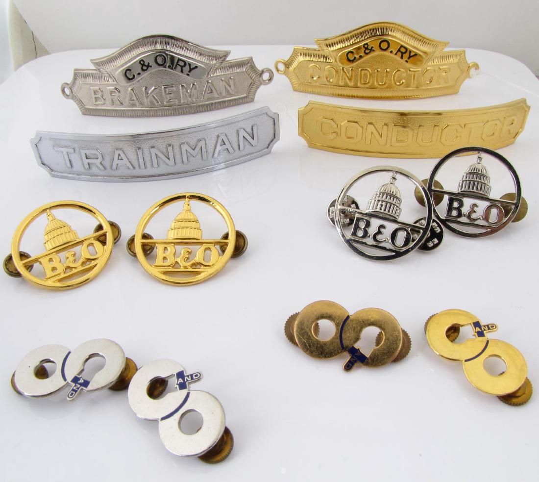 B & O and Chesapeake and Ohio Railroad Badges (1 of 1)