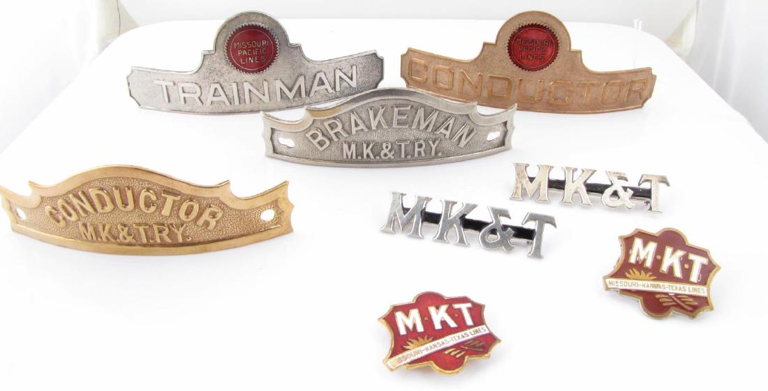Missouri Pacific and M.K.T. Railroad Badges (1 of 1)