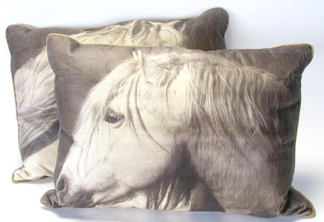 Pulvermacher Designs Horse Pillows Horse pillow cover Porcelain Horse