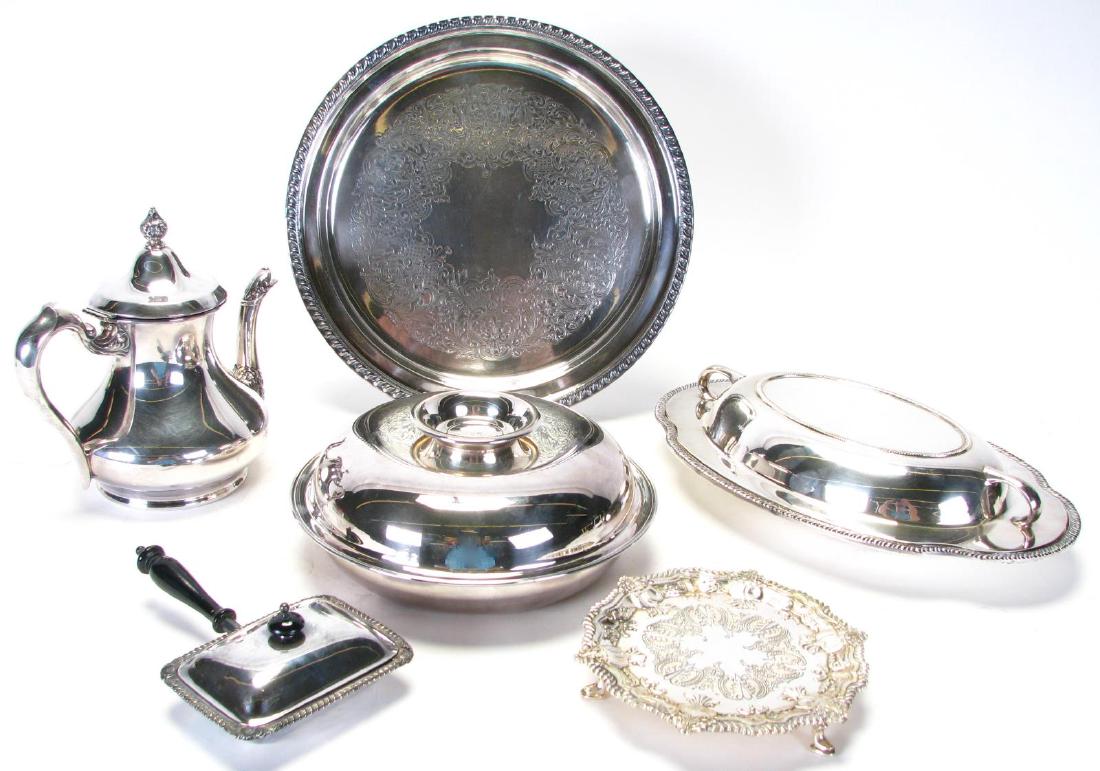 Group of Silverplate Tableware (1 of 1)