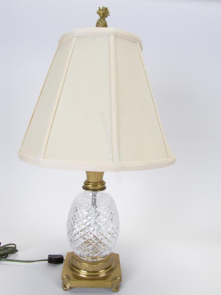 Waterford Crystal Pineapple Table Lamp