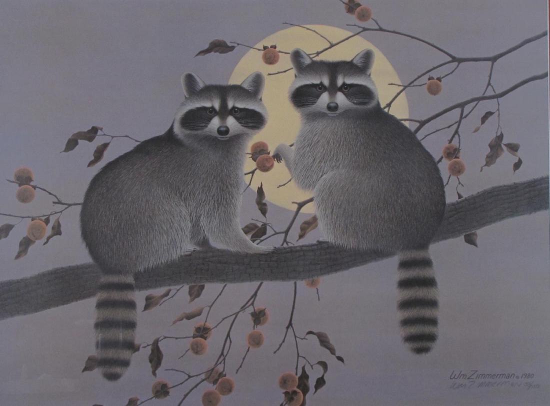 Wm Zimmerman Ltd Ed Print, "Harvest Moon" (1 of 4)