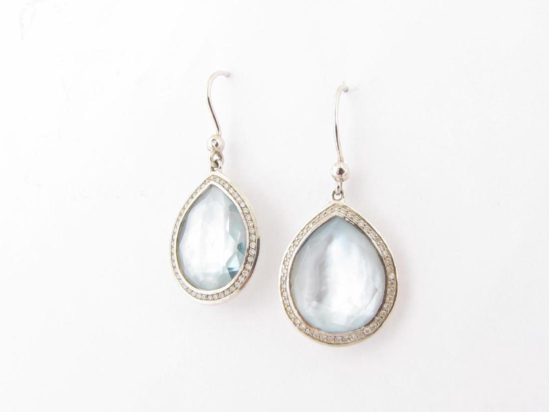 Ippolita Stella Blue Topaz, M-O-P Teardrop Earring (1 of 2)