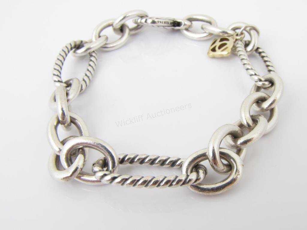 David Yurman Sterling Lady's Figaro Bracelet (1 of 3)
