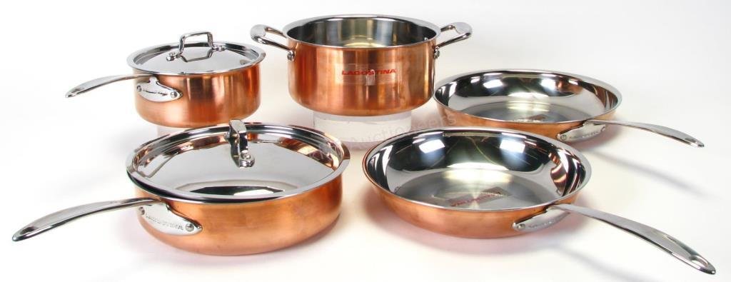 Group of Lagostina Copper Cookware (1 of 3)