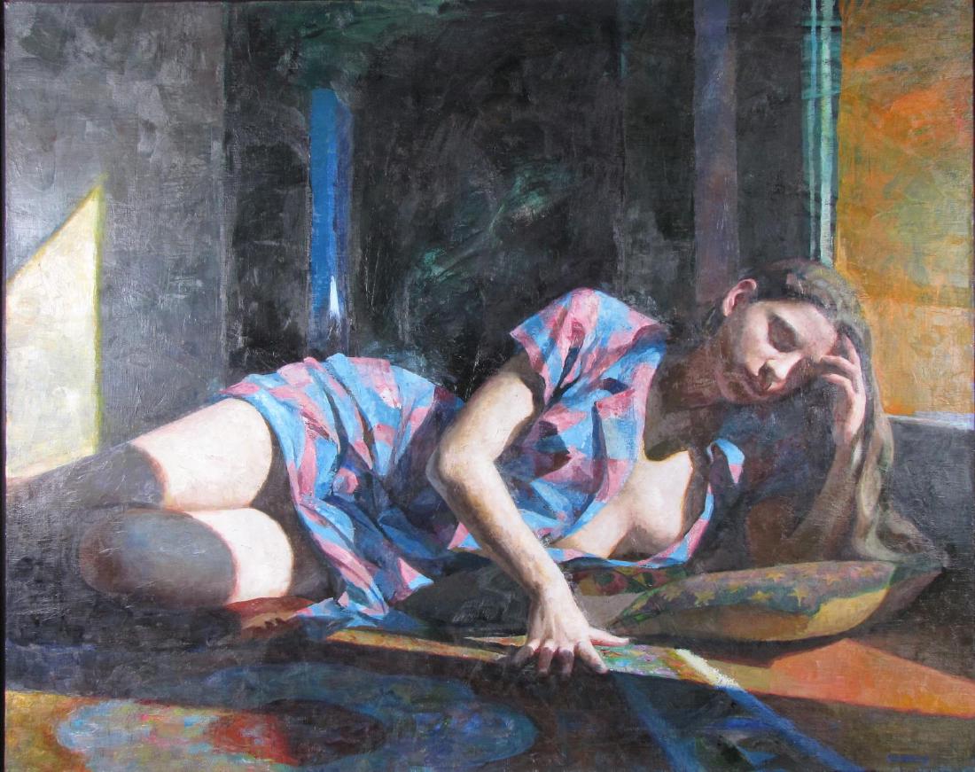 Daniel Ludwig 40x50 O/L "Reclining Figure in Sun" (1 of 5)