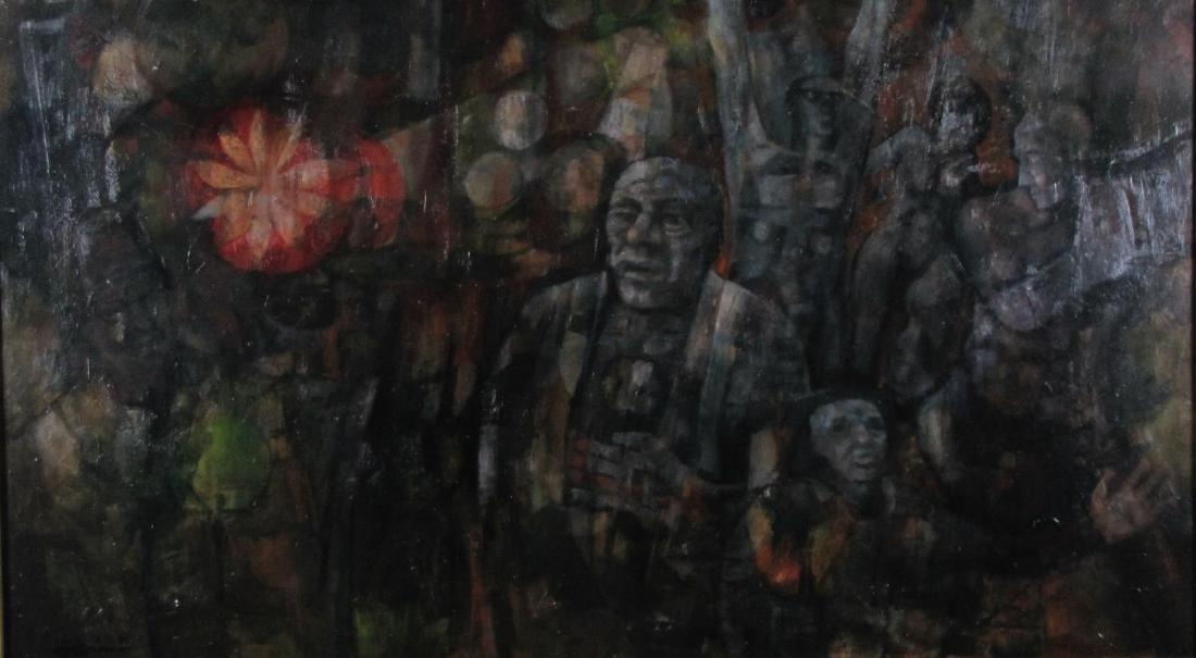 Larry Godwin 27x48 O/B "Side Show" (1 of 5)