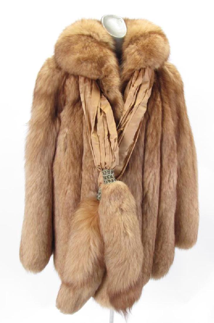 Geoffrey Beene Fur Coat Tinted Fur Coat (1 of 8)