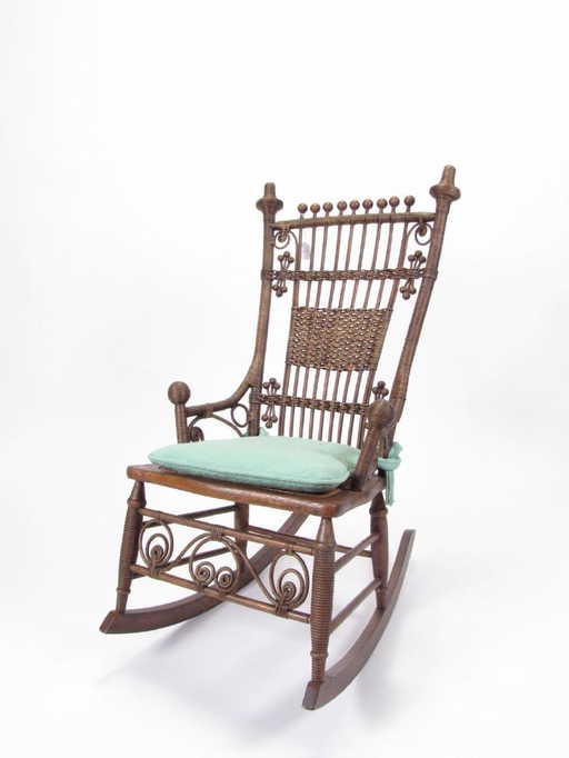 Antique Victorian Rocking Chair - Antique Victorian Rocking Chair