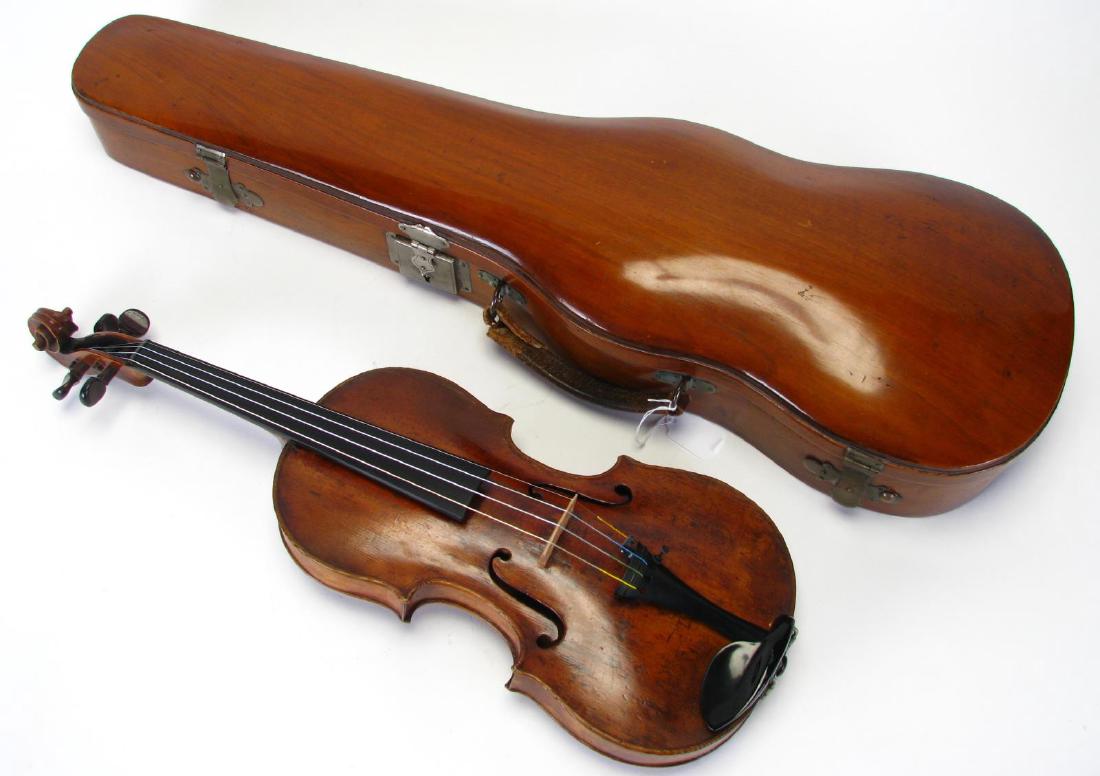 18th Century German Violin in Wooden Case (1 of 8)