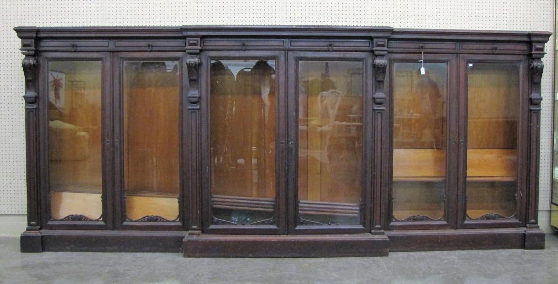 Antique Victorian Mahogany Bookcase (1 of 1)