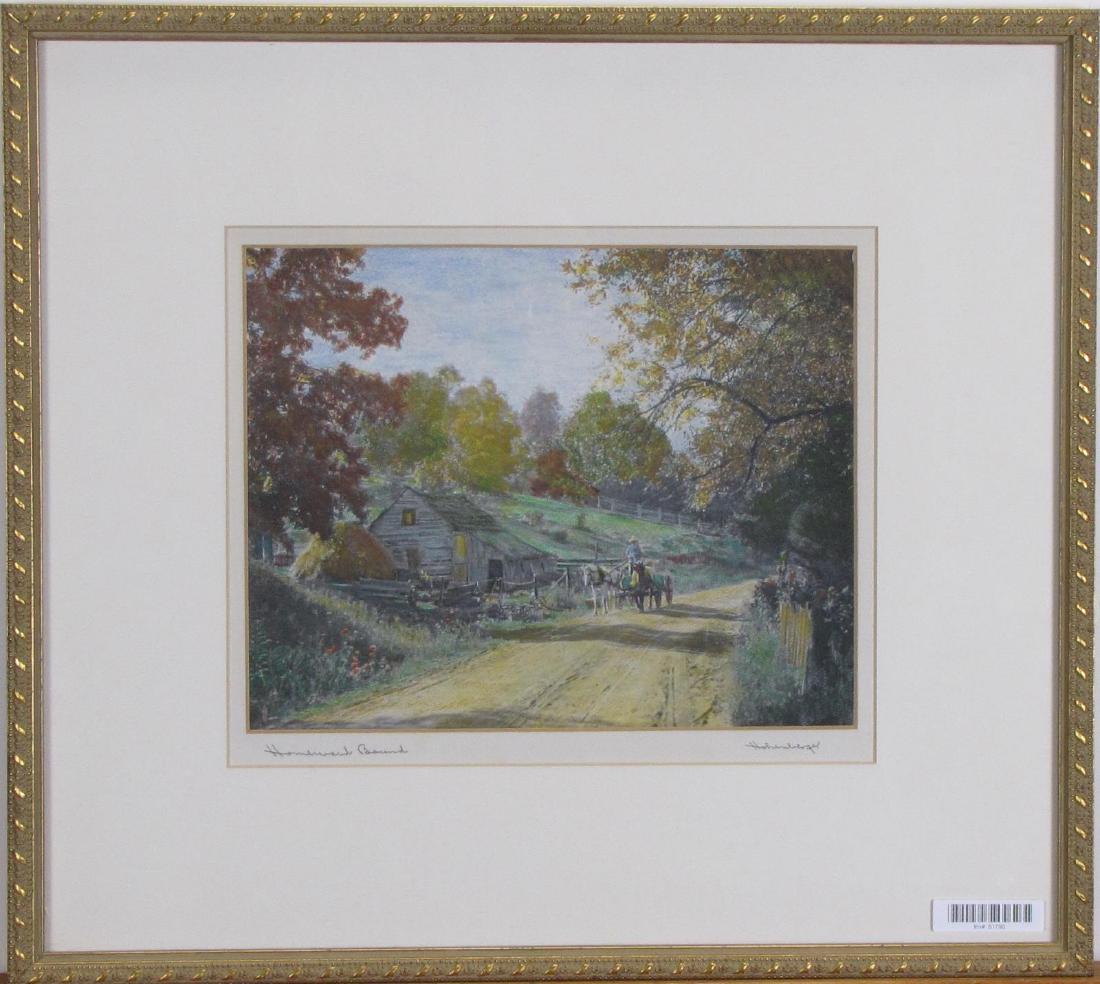 Frank Hohenberger Hand-Colored Photograph (1 of 4)