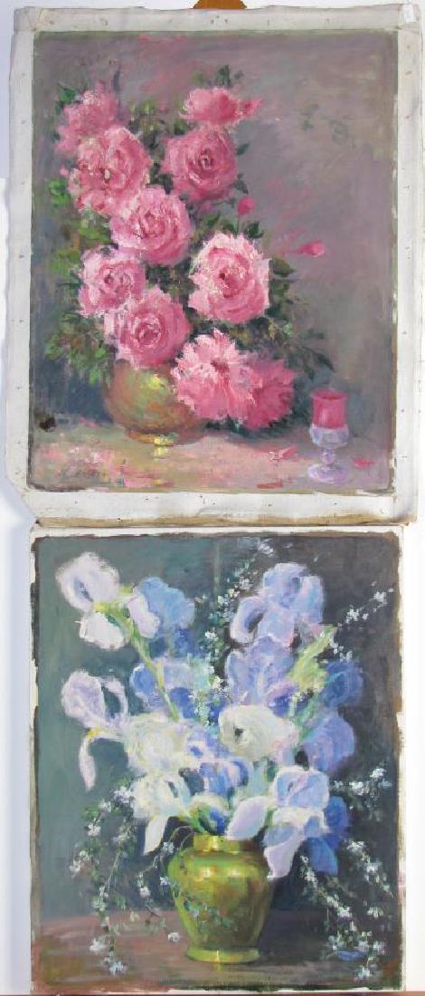 Alton P Coffey 20x16 O/C (2) Floral Still Lifes (1 of 4)