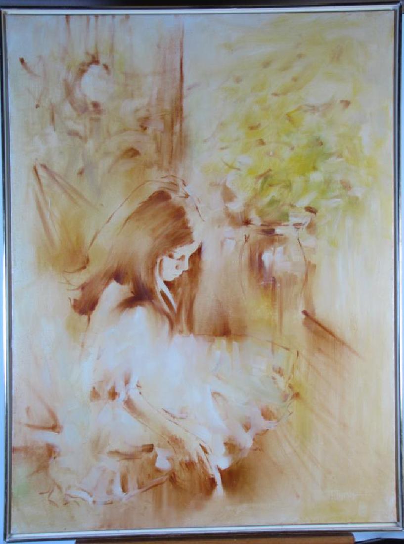 Thomas 48x36 O/C Melancholy Girl (1 of 4)