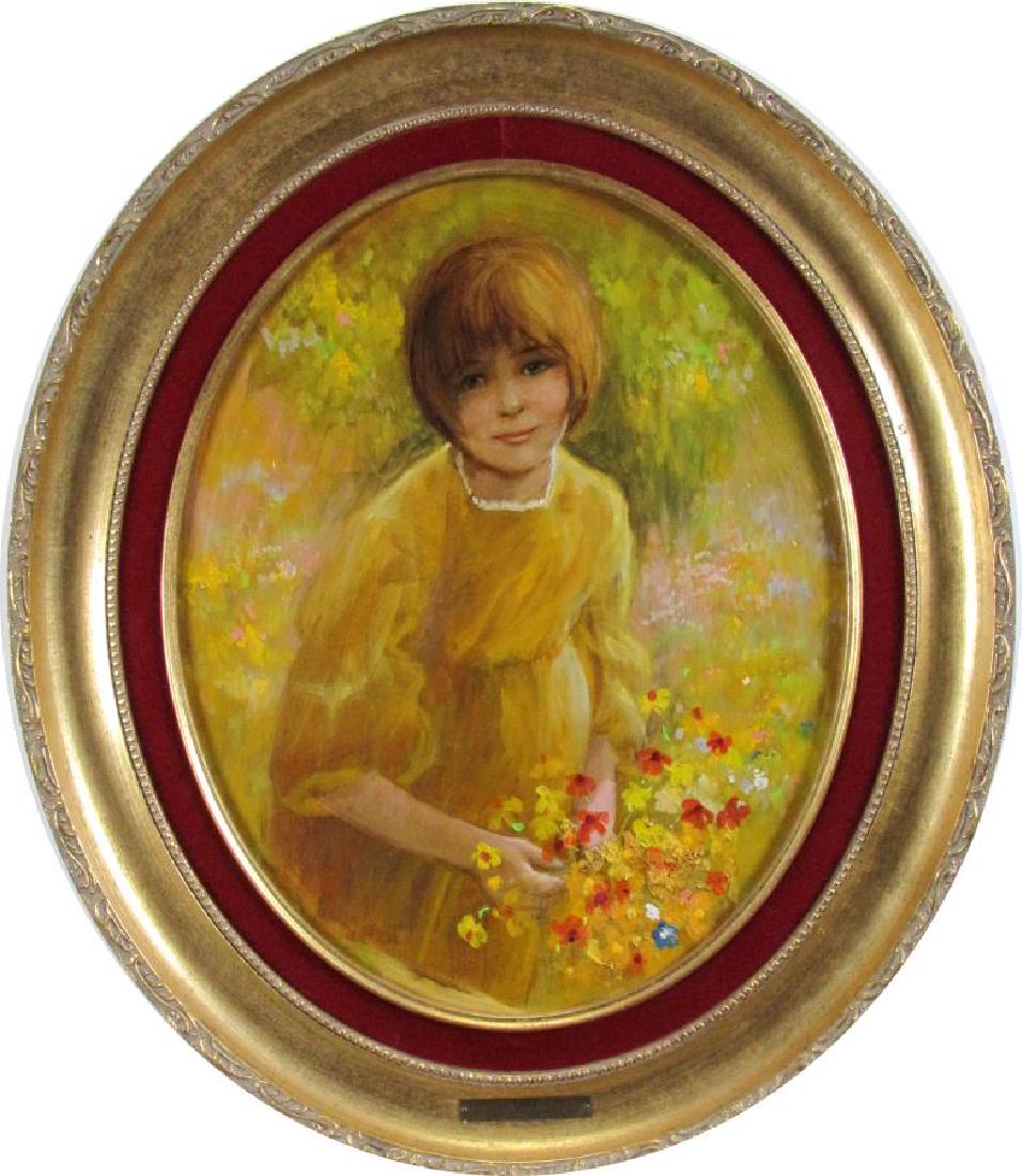 Donald Zolan 20x16 oval O/B "Lore" (1 of 3)