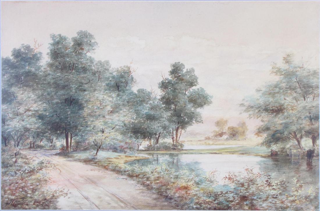 A Chester 26x25 WC English Landscape (1 of 4)