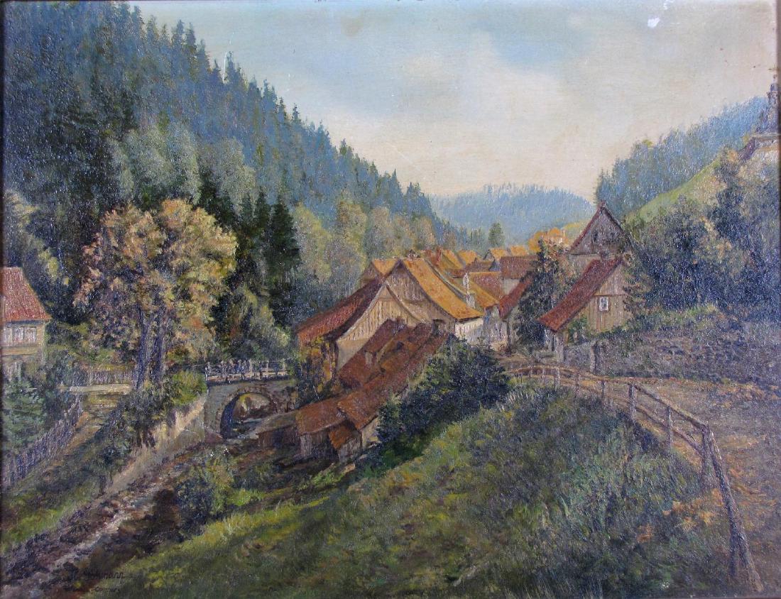 H. Gohmann 14x18 O/B "Altenau-Oberhaus" (1 of 5)
