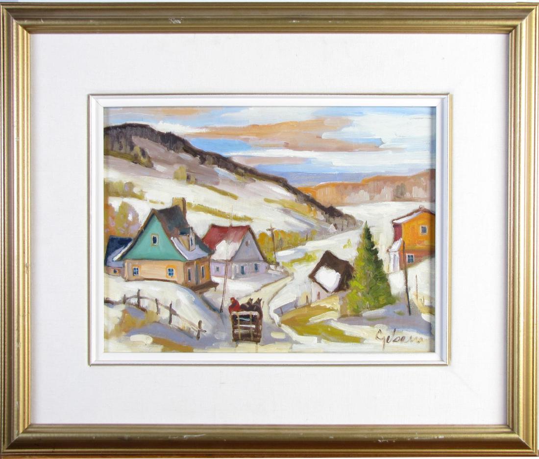 John Z Gelsavage 11.5x15.5 O/C Winter Landscape (1 of 6)