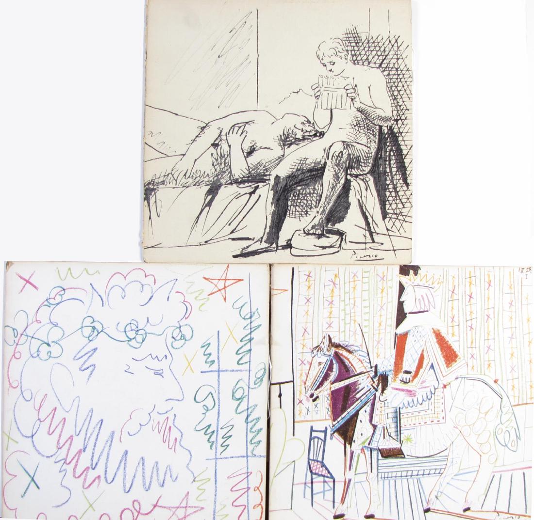 Three Picasso 33LP Album Covers (1 of 8)