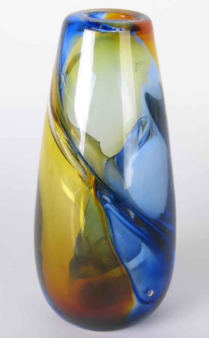 Signed Art Glass Vase