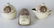 Group of Mara Sun and Moon Face Stoneware