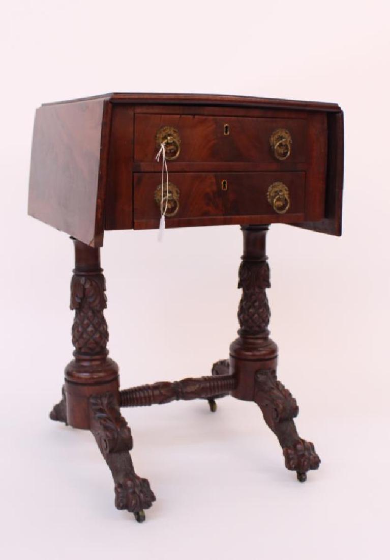 Antique Empire Dropleaf Side table (1 of 5)