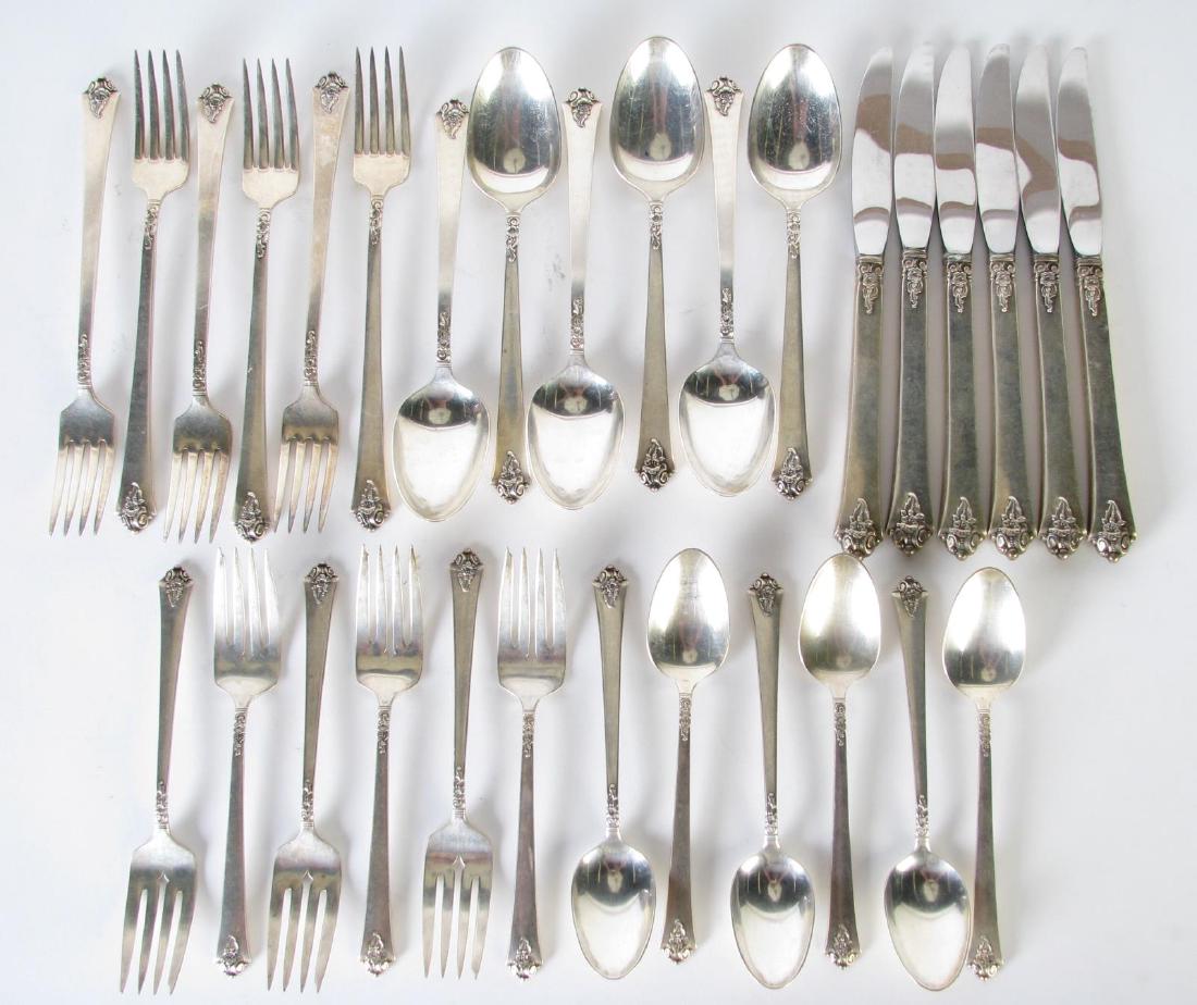 Set of Royal Crest 'Castle Rose' Sterling Flatware (1 of 3)