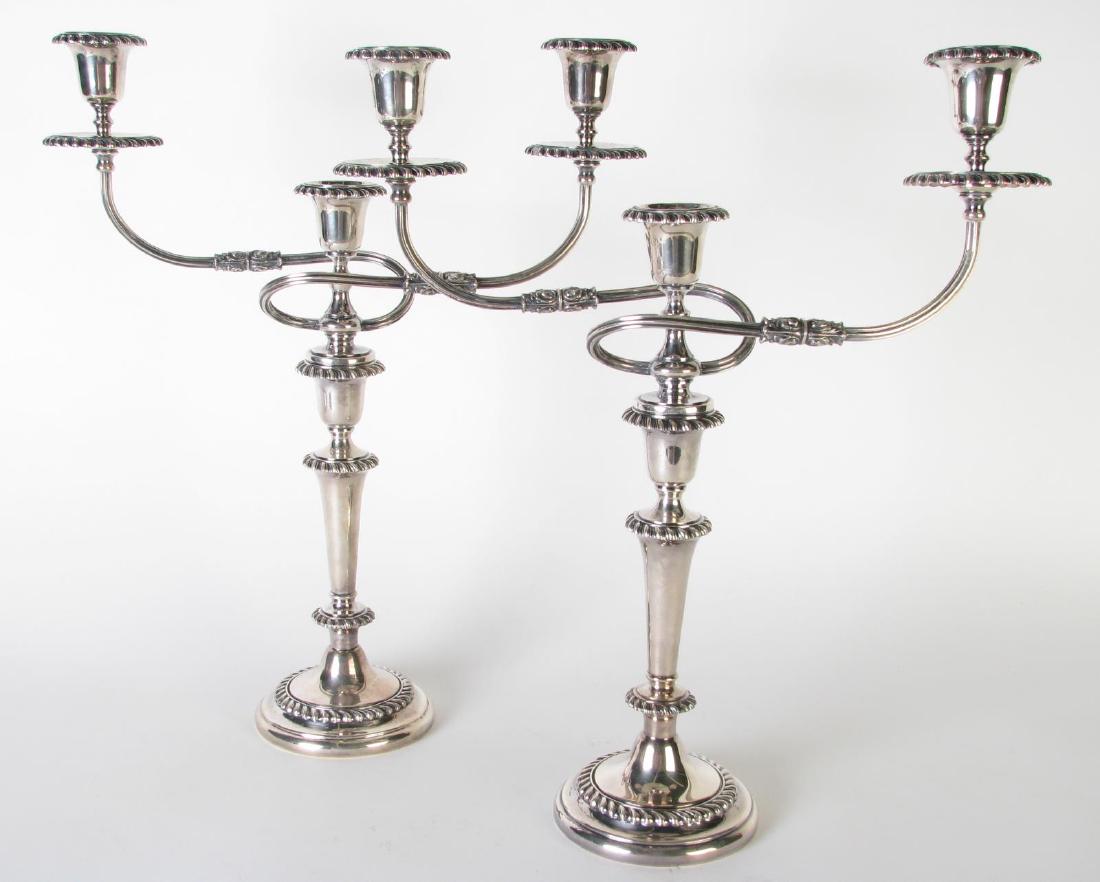 Pair of Friedman Silverplate Candelabra (1 of 3)