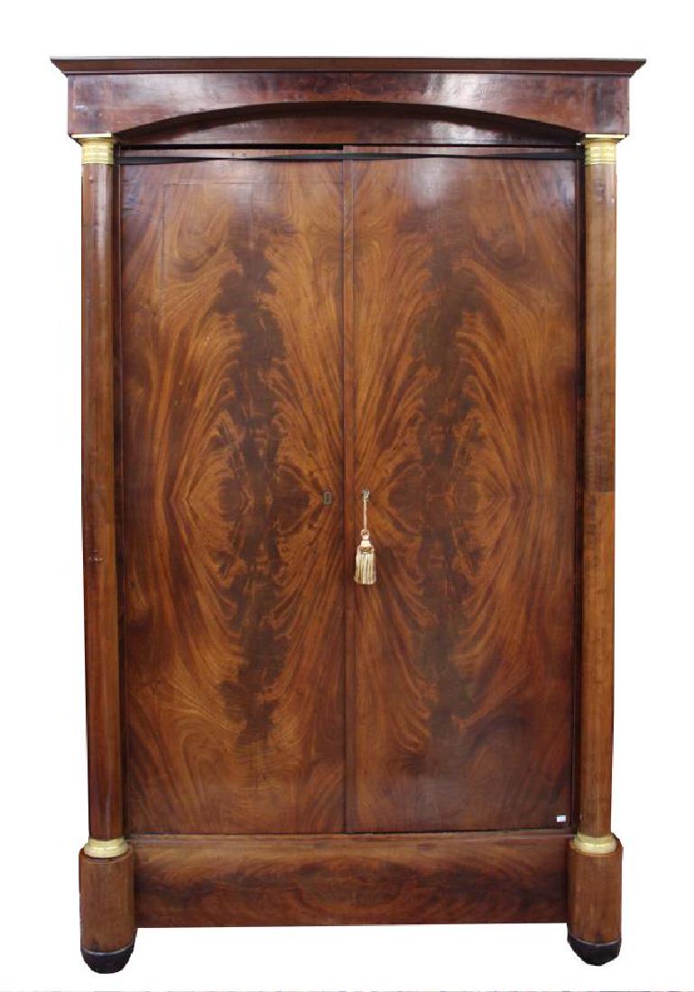 Antique Neoclassical Style Armoire (1 of 1)