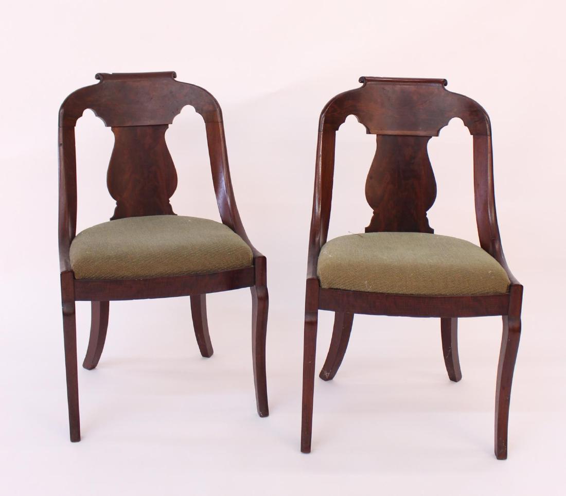 Pair of Antique Empire Side chairs (1 of 4)
