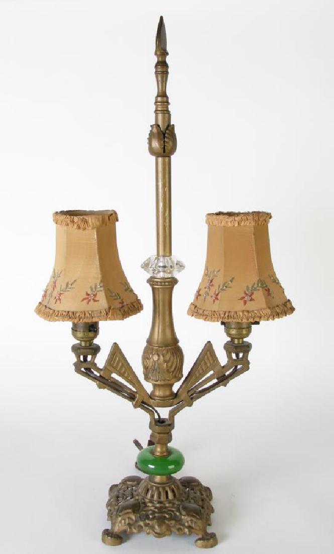 Vintage Spelter Table Lamp (1 of 4)