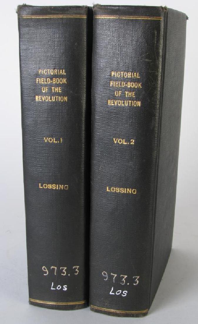Lossing "Pictorial Field-Book of the Revolution": Lossing "Pictorial Field-Book of the Revolution", Benson J. Lossing in two volumes, copyright 1860, Harper Brothers, publishers, describing the History, Biography, Scenery, Relics, and Traditions of t