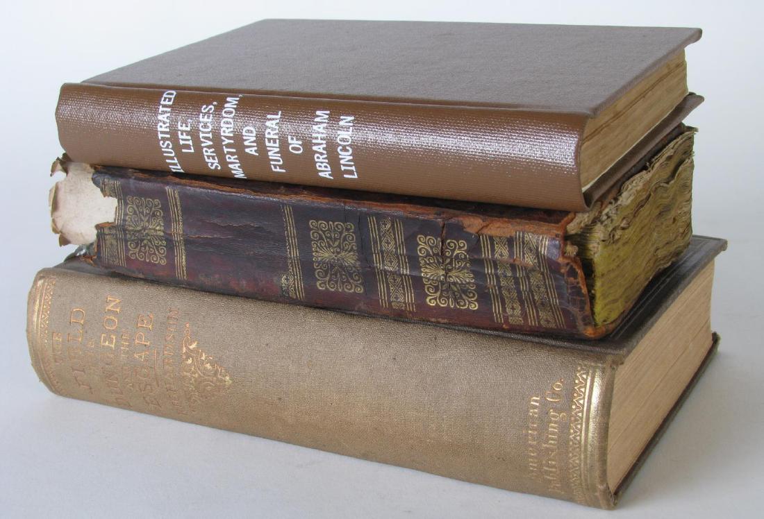Three Antique Civil War Era Books (1 of 6)
