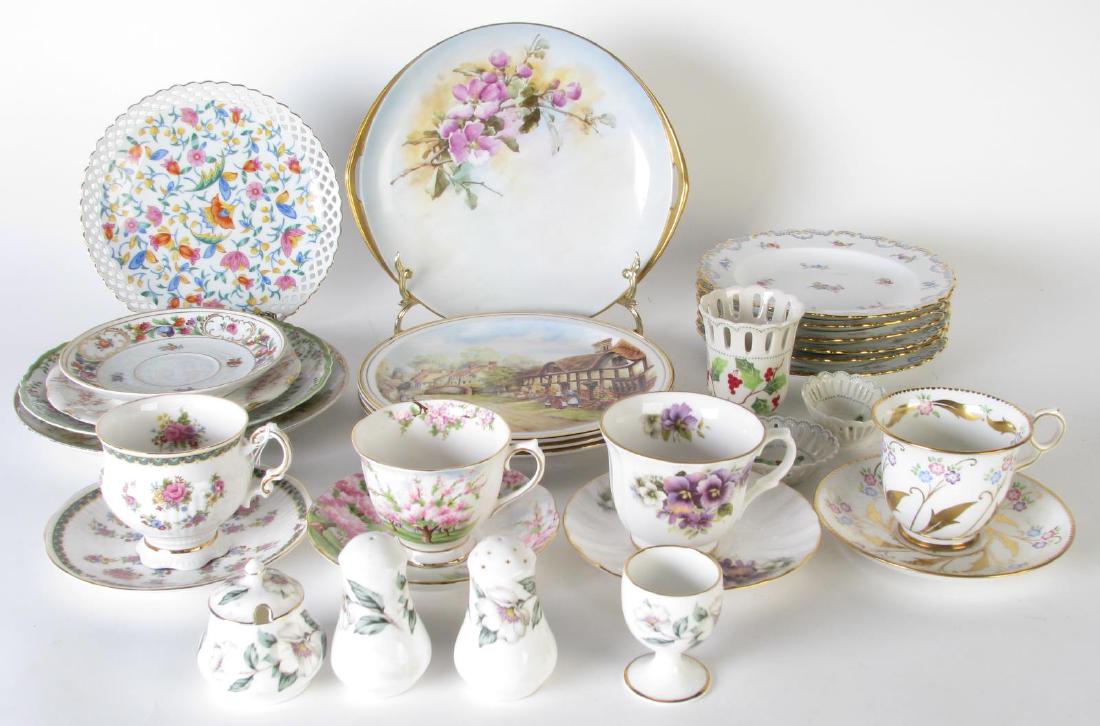 Group of English and German Decorated Porcelain (1 of 3)
