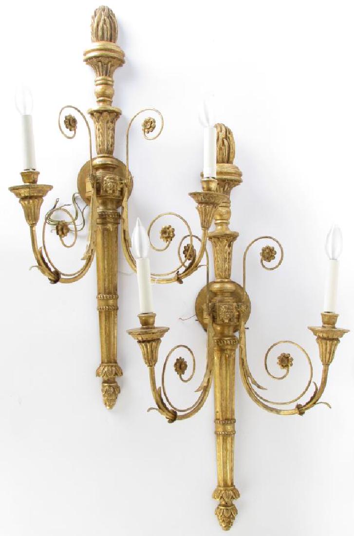 Pair of Vaughan Electric Wall Candle Sconces (1 of 2)