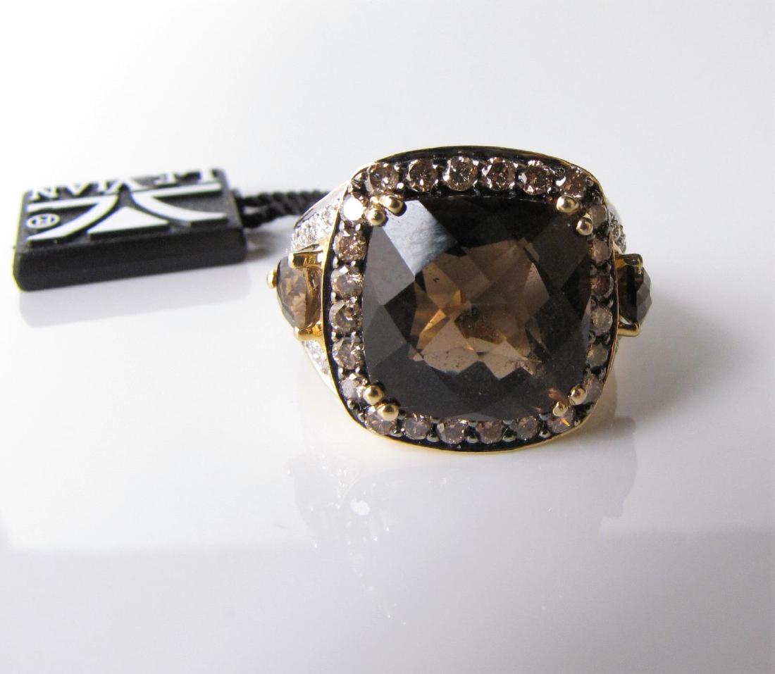 Le Vian 14K Smoky Quartz, Diamond Ring (1 of 3)