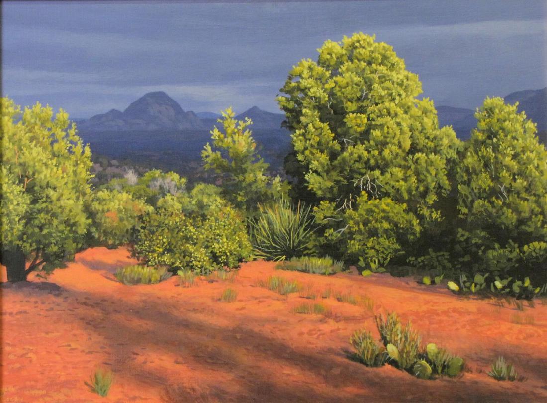 John D Cogan 9x12 O/C "Land of Red Earth" (1 of 4)