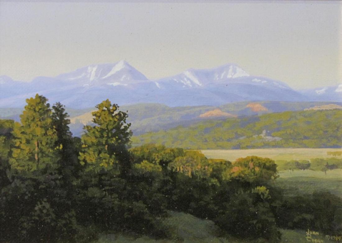 John D Cogan 5x7 O/C "Mountain Morning" (1 of 3)