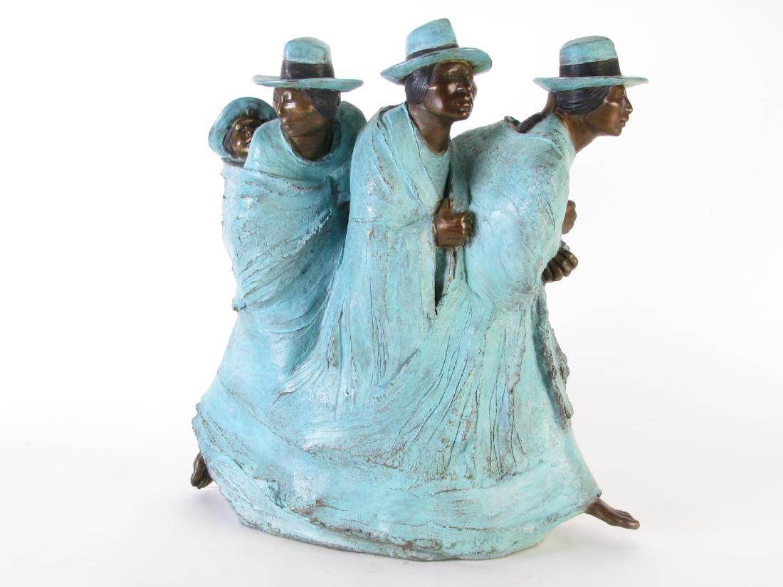 Jean Juhlin Native American Bronze Sculpture (1 of 4)