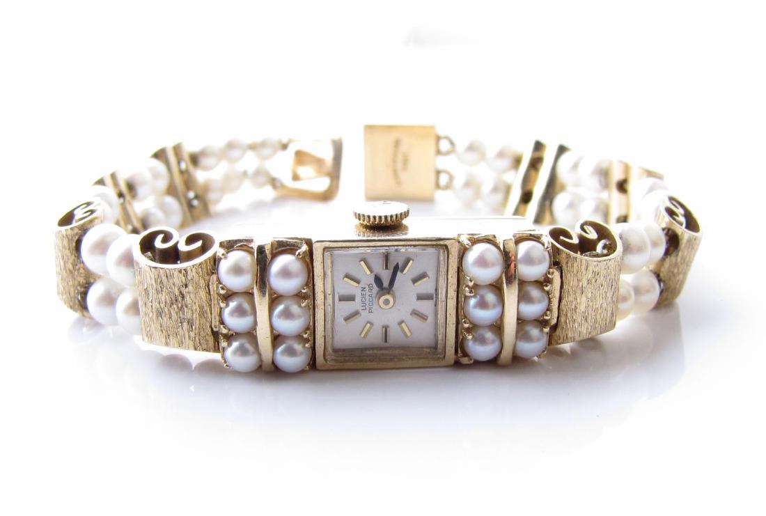 Vintage 14K Lucien Piccard Wristwatch (1 of 7)