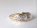14K Vintage, Old Mine Cut, Three-Diamond Ring