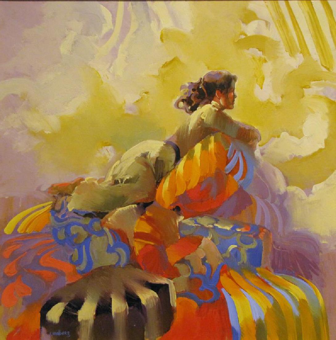 Keith Lindberg 36x36 O/C "Pillow Talk" (1 of 2)