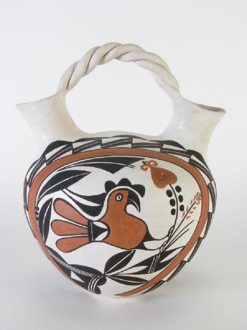 Juana Leno Acoma Pottery Wedding Vase (1 of 5)