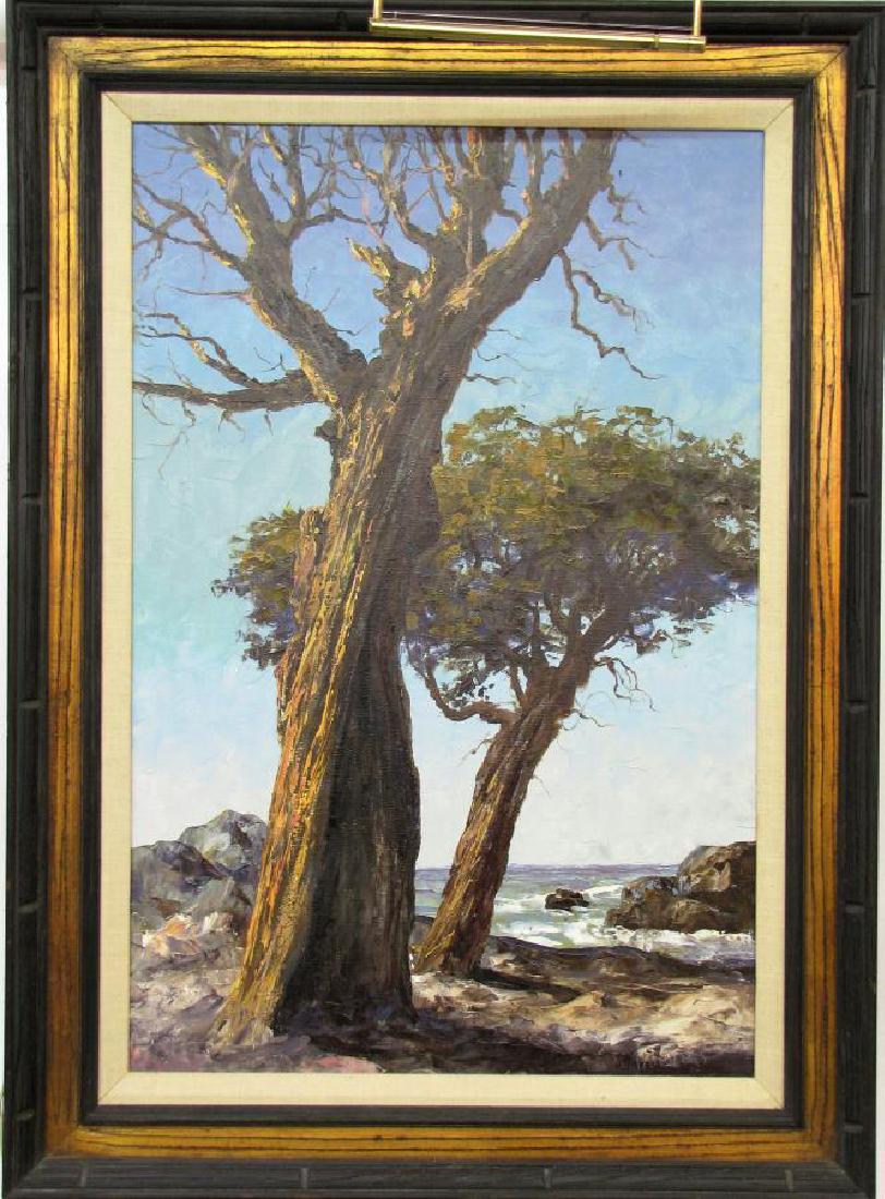 Segundo Huertas 36x24 O/C Coastline with Oaks (1 of 3)