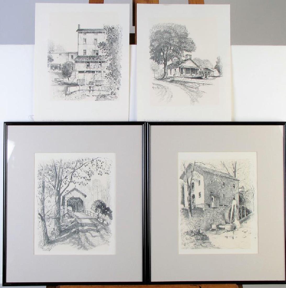 Four Frederick Polley Lithographs (1 of 13)