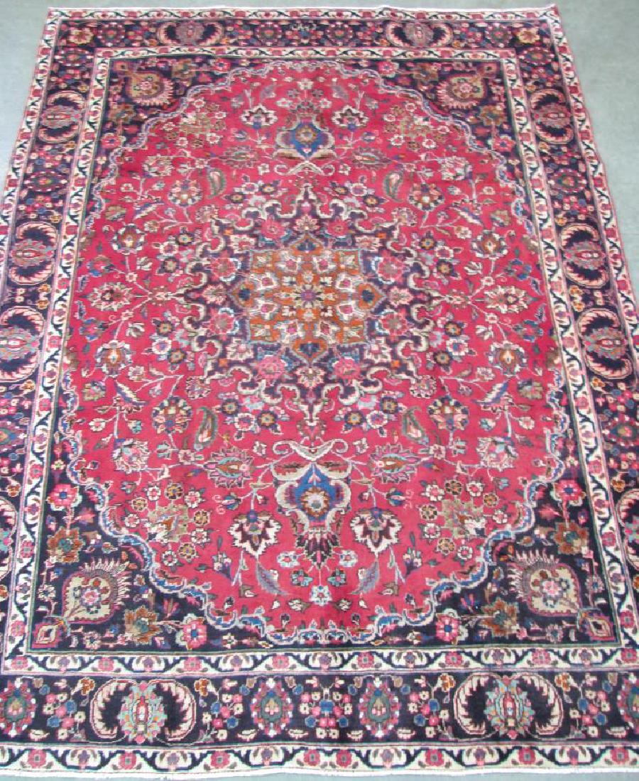Handmade Mashad Room Size Rug (1 of 3)