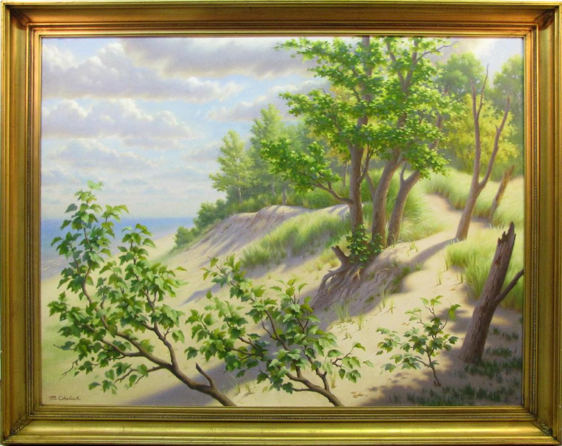Michael Chelic 41x53 O/C Indiana Dunes (1 of 3)