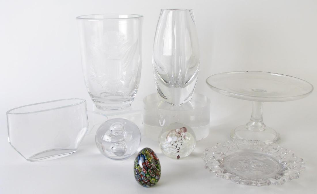 Group of Decorated Crystal and Glass (1 of 3)